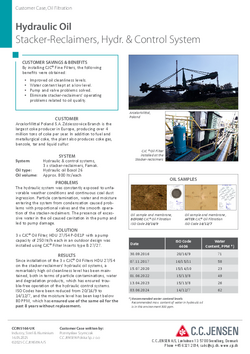 Industry_Stacker-Reclaimers_Hydr & Control System_Hydraulic Oil_CCIN5166 Industry_Stacker-Reclaimers_Hydr & Control System_Hydraulic Oil_CCIN5166